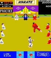 Karate Champ sur Arcade